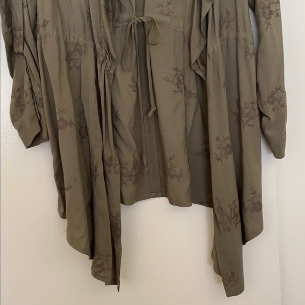 KNOX ROSE, Army Green Embroidered Jacket - Picture 4 of 8